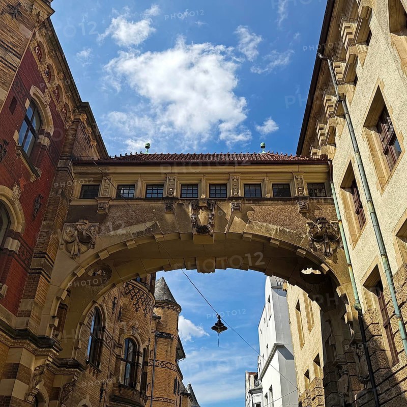 Bridge of Sighs, historic crossing over the Bay Road based on the Venetian model, Free Hanseatic City of Bremen, Germany