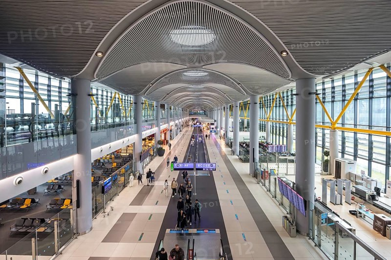 Istanbul International Airport terminal, Turkey
