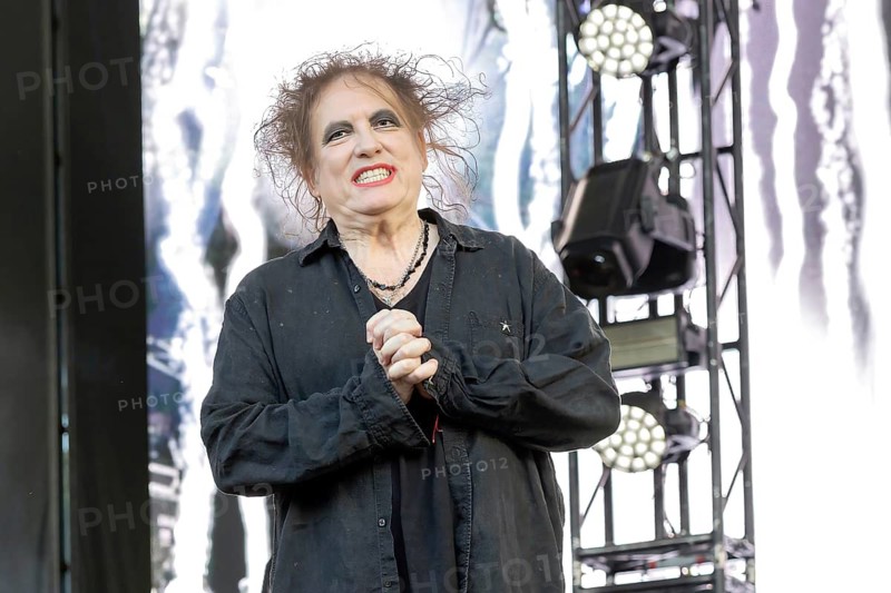 Robert Smith, singer, guitarist, The Cure, rock band, GB, live in Berlin 2026, openair, 10.07.2026, Parkbühne Wuhlheide, Berlin, Germany, sold out < english> The Cure, rock band, UK, July 10, 2026, sold out