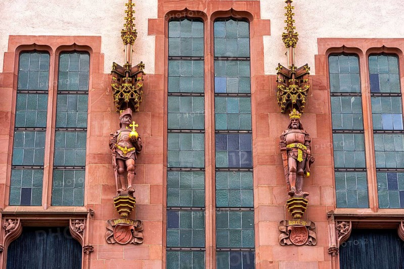 Detailed photo, The Old Town Hall on Frankfurt's Römerberg, Hesse, Germany