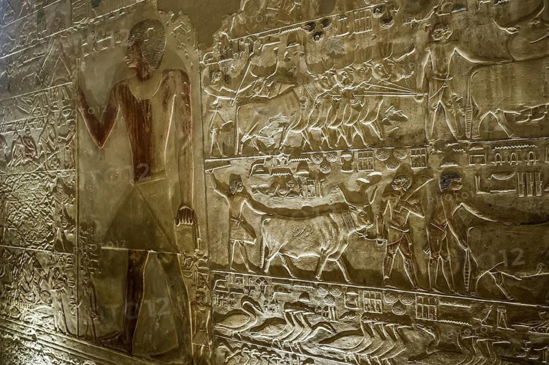 Tomb of Ptahhotep, Sakkara, Saqqara, UNESCO World Heritage Site, Memphis, Cairo, Egypt