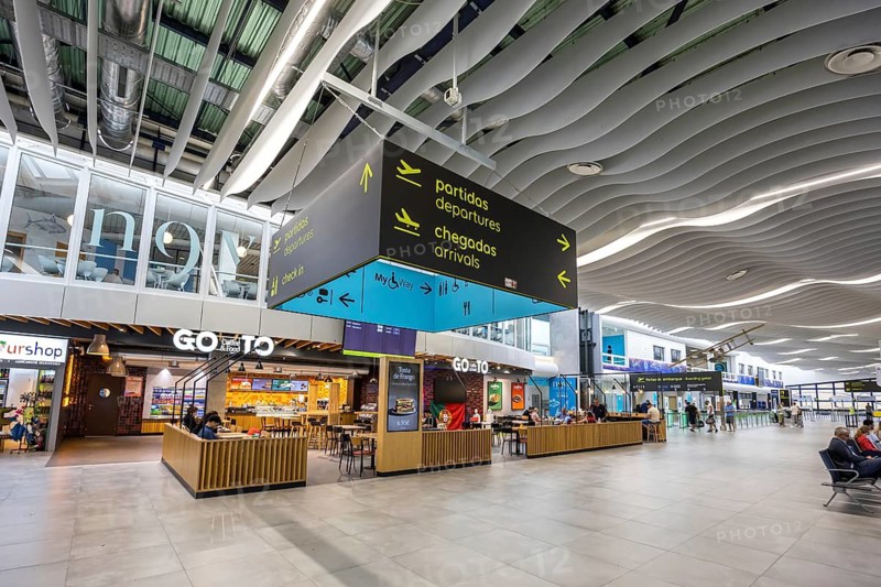 Ponta Delgada Airport Terminal in Ponta Delgada, Portugal