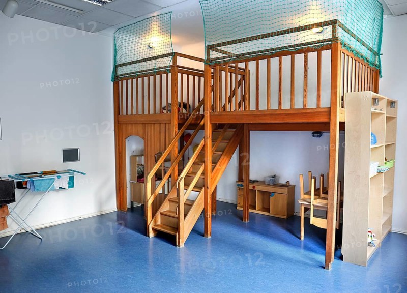 Bunk bed in a daycare center, Berlin, 11.08.2026, Germany