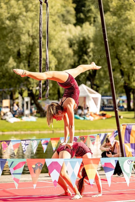 Air and ground artistry of the alumni gala at the Superbloom Festival in Munich's Olympic Park on 29.08.2026