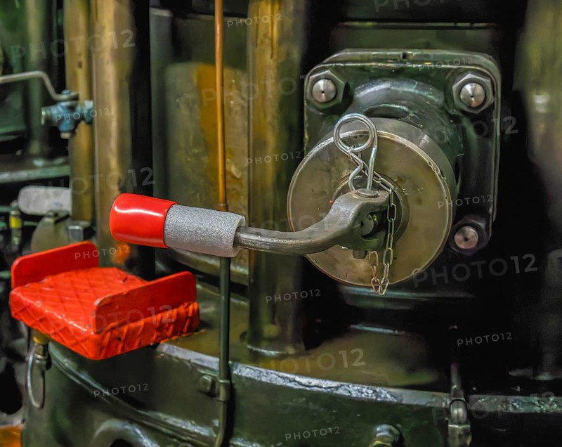 Detailed photos from the engine room of the former freighter Cap San Diego, museum ship in the Port of Hamburg, Sankt Pauli Landungsbrücken, Hamburg, Germany
