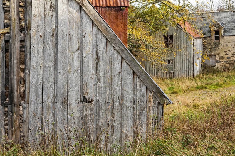 Abandoned farm in Scotland, Aviemore, Scotland, Great Britain
