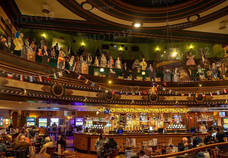 Interior The Playhouse theatre and cinema now Wetherspoon pub, Colchester, Essex, England, UK architect John Fairweather 1929