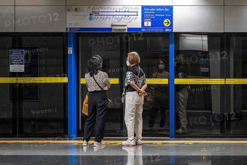 Sanam Chai BTS Skytrain passenger station, Bangkok, Thailand