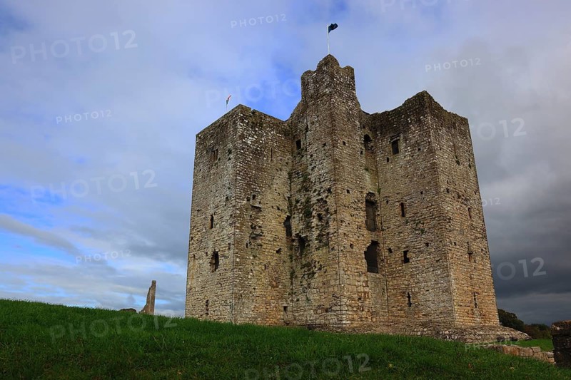 Dunmoe Castle in Navan, An Uaimh, a town in County Meath in Ireland