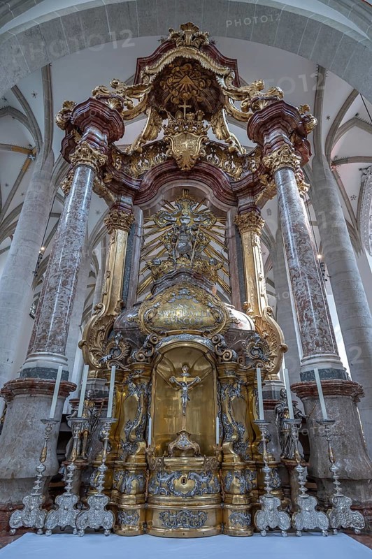 The Willibaldsgrab was created in the 16th century by Renaissance sculptor Loy Hering, Eichstätter Dom, Domplatz 8, Eichstätt, Upper Bavaria, Germany
