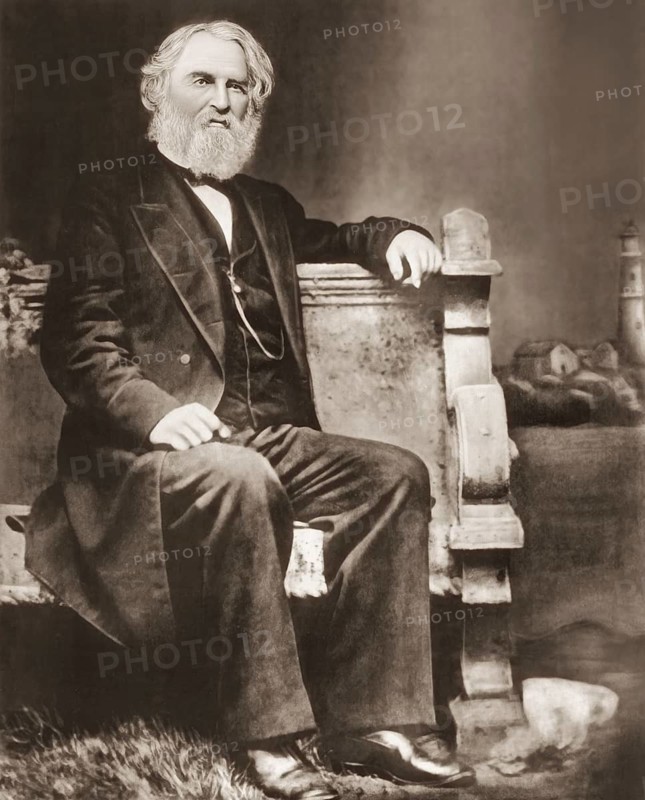 Henry Wadsworth Longfellow, 1807 – 1882, American poet, digitally edited