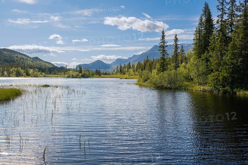 Lake Helgetjerne, Hemsedal, Norway