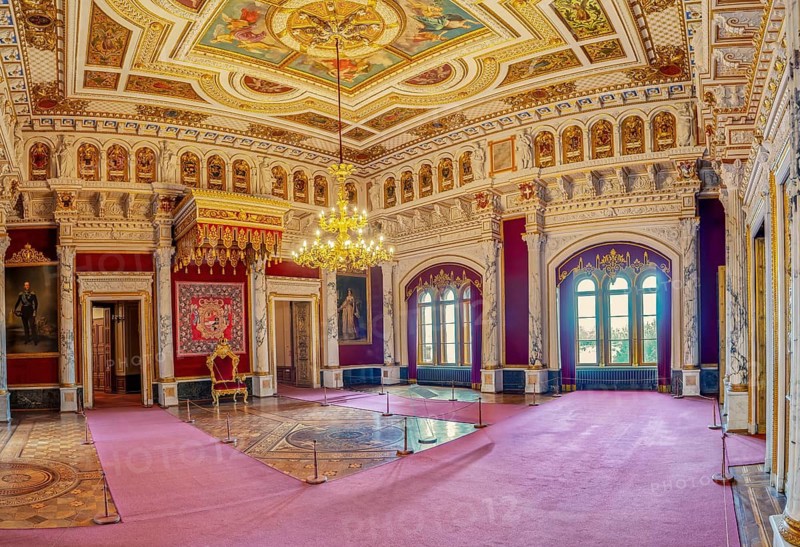 Interior view of Schwerin Castle, Germany
