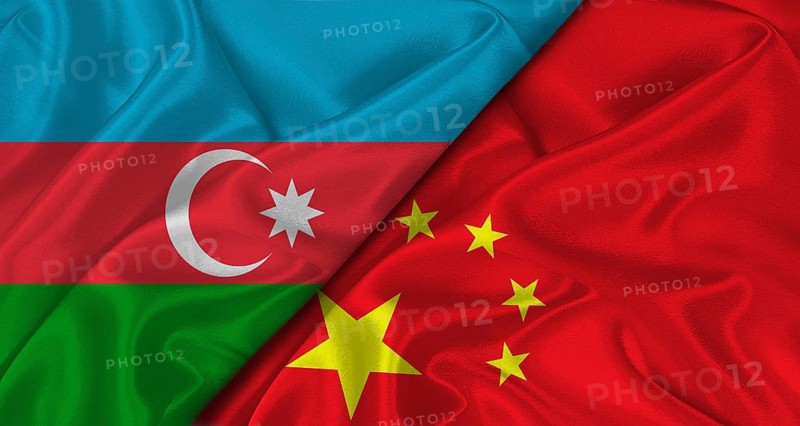 Bilateral relations between Azerbaijan and China. Flag of Azerbaijan and China