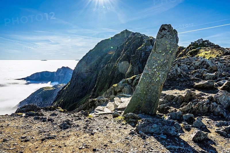 Snowdon Massif, Snowdon Range, Snowdonia, North Wales, UK