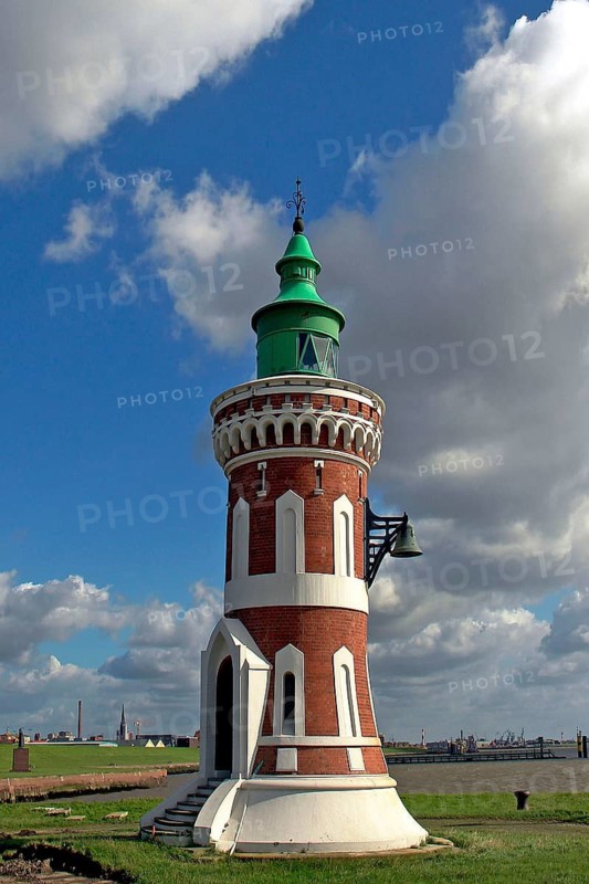 Der Pingelturm von Bremerhaven, lighthouse, Bremerhaven, Lower Saxony, Federal Republic of Germany