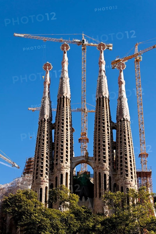 Barcelona, Sagrada Familia by Gaudi, Spain