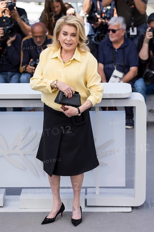 Catherine Deneuve during the photocall for Gentle Monster at the Palais des Festivals et des Congrès during the 79th Cannes International Film Festival. The 79th Cannes International Film Festival will take place from May 12 to 23, 2026