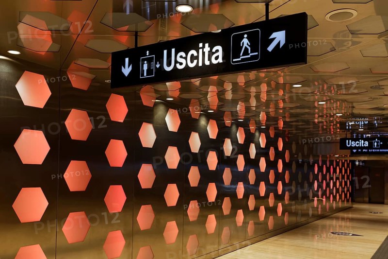 Duomo metro station, architect Massimiliano Fuksas, art subway, Metro dell' Arte, Naples, Campania, Italy