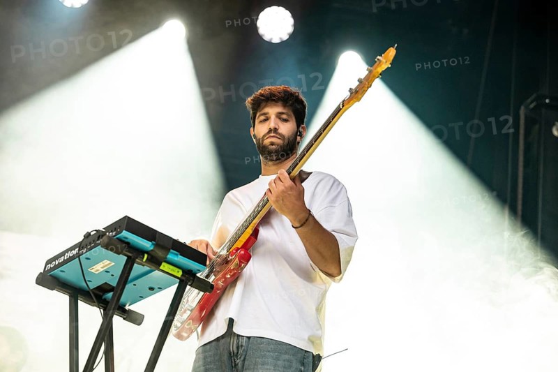 Noga Erez bassist live at the Superbloom Festival in Munich's Olympic Park on 30.08.2026