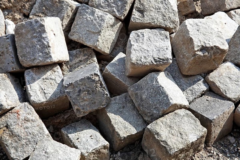 Paving stones are mixed up, Austria