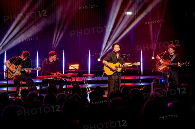 Johannes Oerding gives his first concert after a long break and in connection with his new album in front of 300 guests at the NDR Landesfunkhaus Niedersachsen, Hanover, 24.03.2026