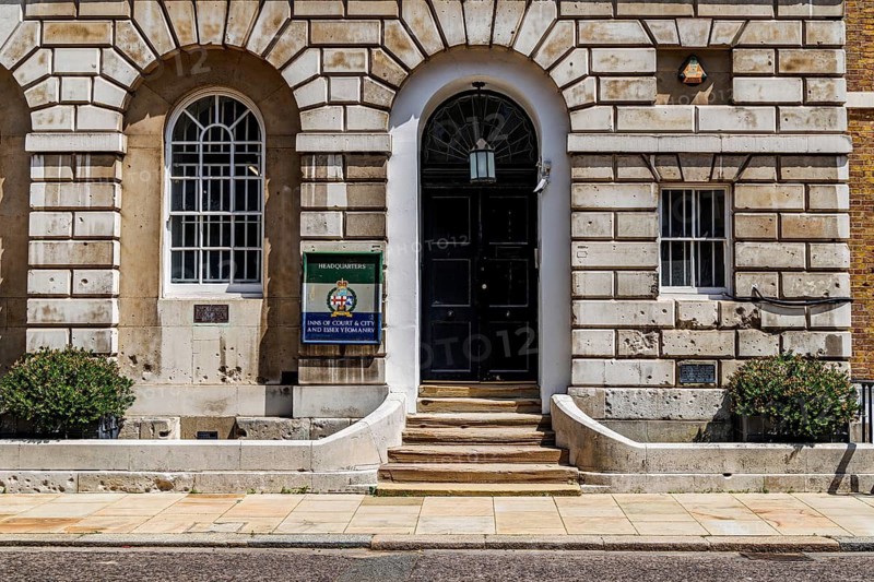 10 Stone Buildings at Lincoln's Inn houses the headquarters and regimental museum of the Inns of Court and City Yeomanry. The unit's lineage traces to 1584, when members of the Inns of Court pledged to defend Queen Elizabeth I against the Spanish Armada. London, England, United Kingdom