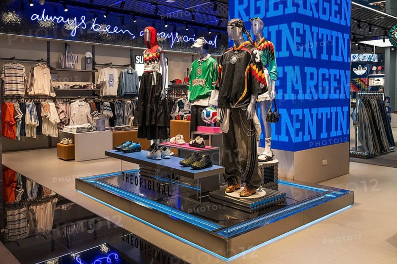 Adidas Shop World Cup Streetwear from Germany and Mexico, Bangkok, Thailand