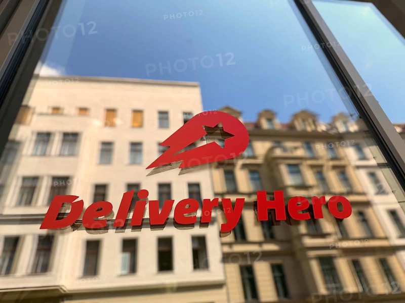 Headquarters of Delivery Hero SE, joint stock company, delivery service, online ordering service, economy, international company. Founded in May 2011 in Berlin. Company headquarters, headquarters in Berlin-Mitte at Oranienburger Straße 70, 10117 Berlin. germany