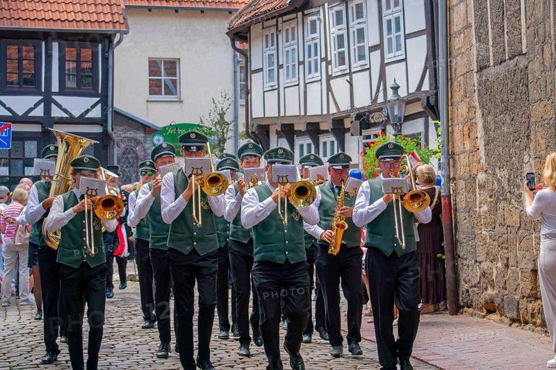 Moving free shooting to the old town of Minden 2026 Germany