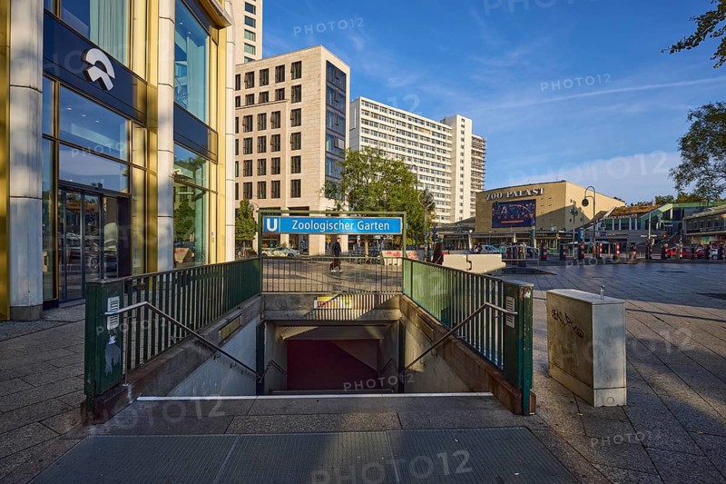 Zoologischer Garten underground station in Berlin, capital city, independent city, federal state of Berlin, Germany