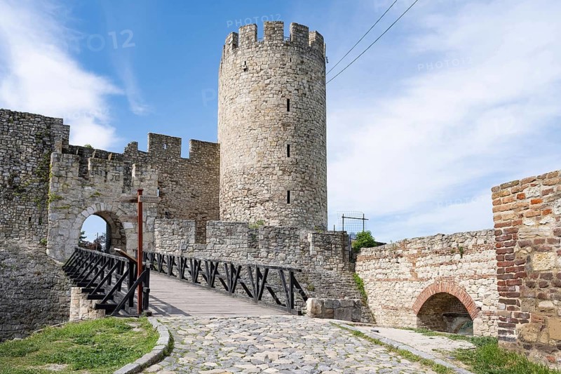 Belgrade, Serbia. April 23rd 2026. Despot Stefan Tower, part of the Belgrade Fortress and Kalemegdan Park Complex overlooking the Sava River and River Danube, Belgrade, Serbia