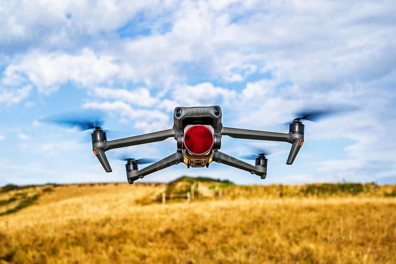 DJI MAVIC 3 PRO, Drone flying over fields