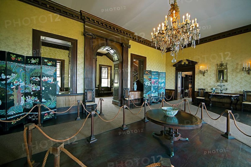 Reception room at Rose Hall Great House, Montego Bay, Saint James Parish, Jamaica, West Indies, Caribbean, Central America