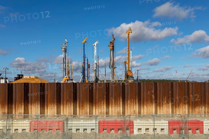 Preparatory construction work, Sizewell C nuclear power station, Sizewell, Suffolk, England, UK Aug 2026