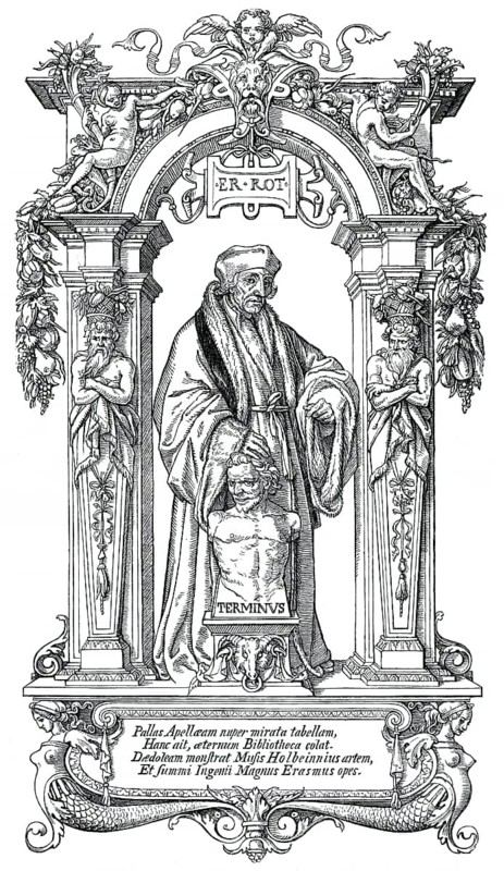 Erasmus Desiderius von Rotterdam, 1465 - 1536, a Dutch humanist, theologian, philosopher, scholar and author