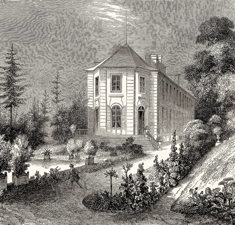 Haus von Laplace in Arcueil, Pierre-Simon, Marquis de Laplace, 1749-1827, französischer Gelehrter