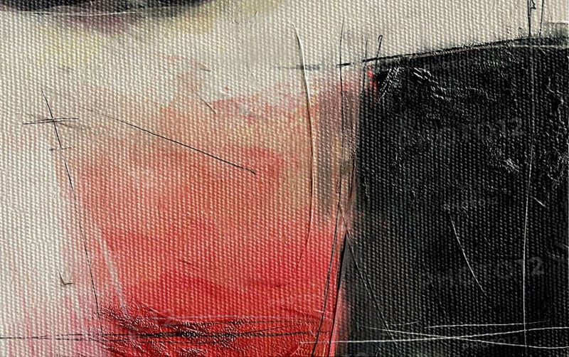 Professional digital painting background featuring red and black distressed textures for graphic design resources