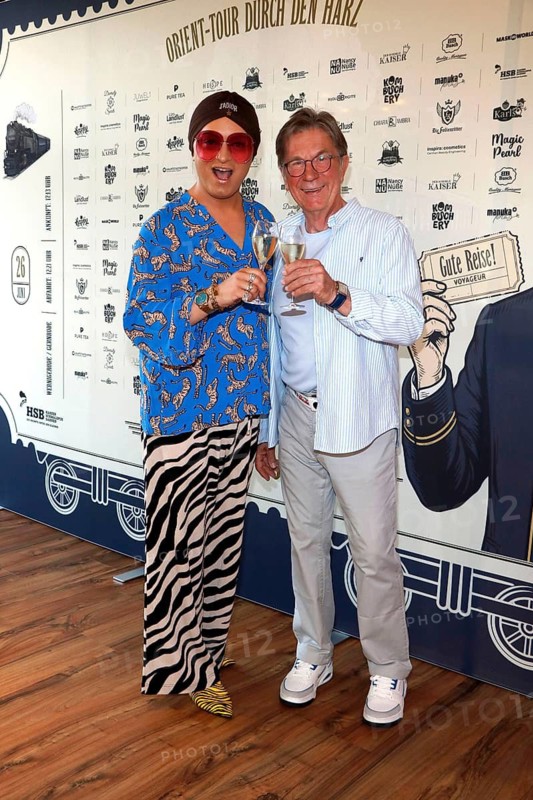 Julian Stöckel and Arno Funke (Dagobert) – On a grand tour of the Harz Mountains with entertainer Julian F.M. Stöckel: a special journey on the Harz Narrow-Gauge Railway from Wernigerode to Gernrode on 26 June 2026