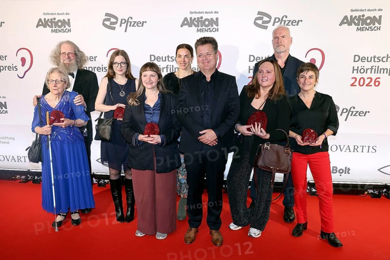 Winner after the German Audio Film Awards ceremony at the Colosseum cinema in Berlin on 24.03.2026