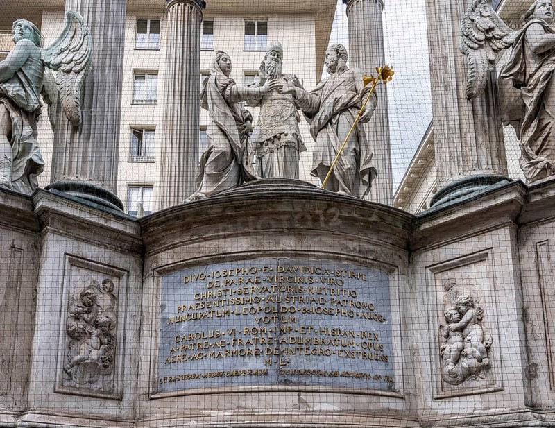 Josefsbrunnen, Marriage Fountain at the Hohe Markt, Vienna, Austria