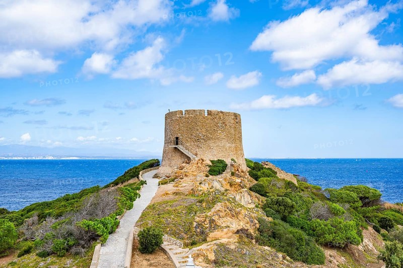 Torre di Langosardo tower in Santa Teresa di Gallura, Sardinia, Italy