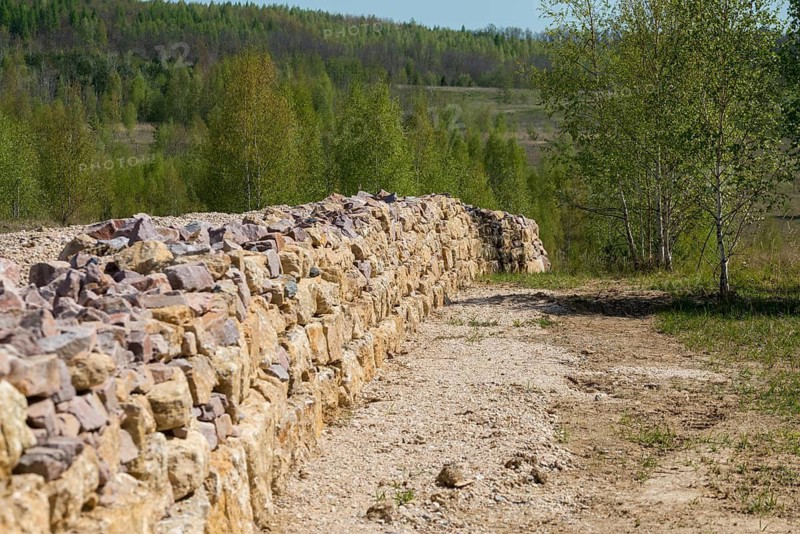 Germany, Lichtenberg, Thuringia, bismuth, post-mining landscape, cultivated landscape, dry-stone wall, cultural landscape, landscape, dry stone wall
