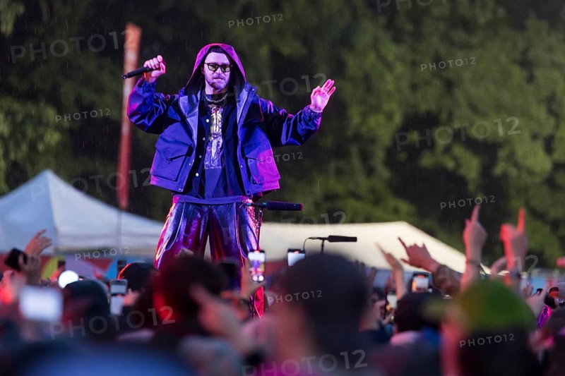 Justin Timberlake at the Lollapalooza Festival in the Olympiastadion and on the Maifeld, Berlin, 12/07/2025