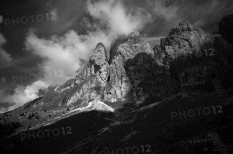 Geisler Group, Puez-Odle nature Park, Seceda, Val Gardena, Trentino, South Tyrol, Italy