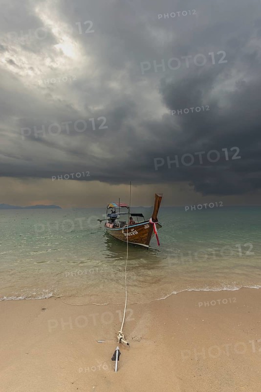 Sunset at Charlie Beach, Koh Mook Island, Andaman Sea, Thailand, Southeast Asia