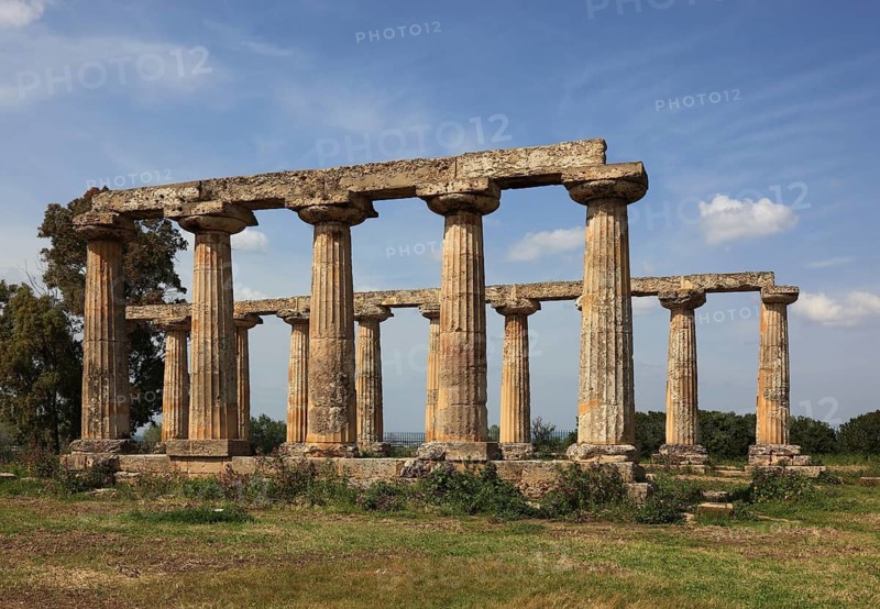 Metaponto, Metaponte, Doric hera temple, Tavole Palatine, Basilicata, Italy