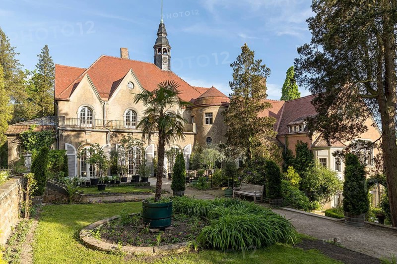 Thürmsdorf Castle and Park, Struppen, Saxon Switzerland, Saxony, Germany