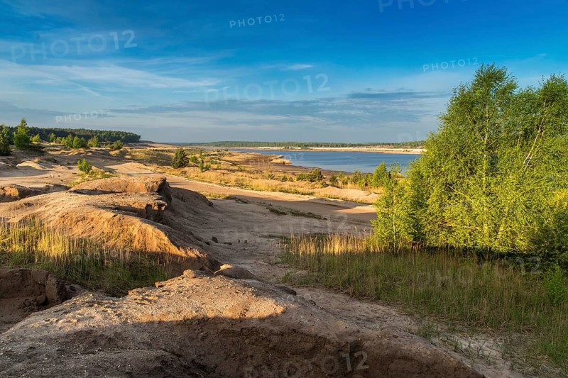 2017, Brandenburg, Germany, Kleinleipischer See, Nabu project, national natural heritage, natural paradise Grünhaus, post-mining landscape, cultivated landscape, Grünhaus, cultural landscape, landscape, landscape