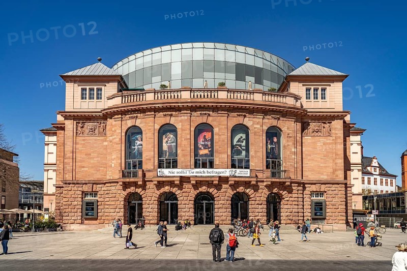 The State Theatre in Mainz, Rhineland-Palatinate, Germany